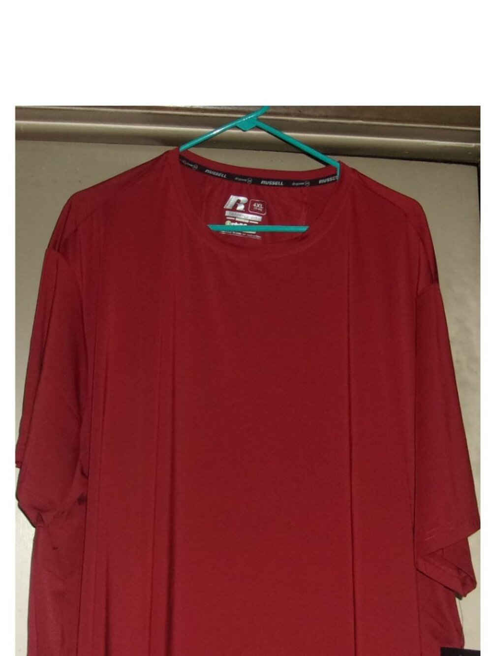 Russell Training Fit Men's Size 4XL Red T Shirt